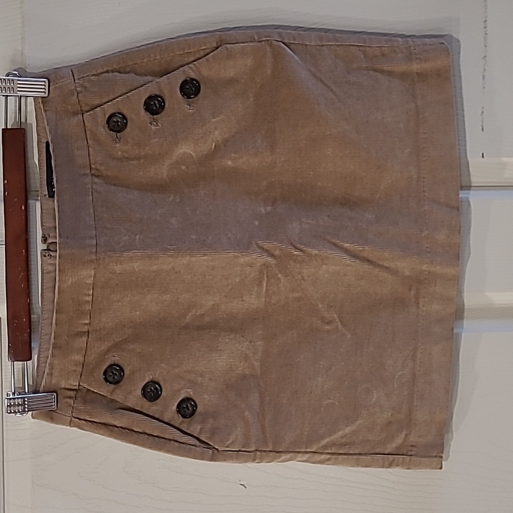 Banana Republic brown cord skirt